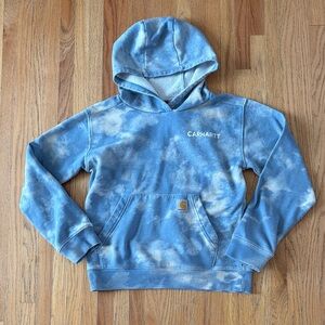Carhartt Kids Tie-Dye Blue Hoodie